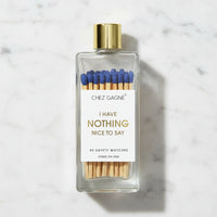 The "Matches" Bottle