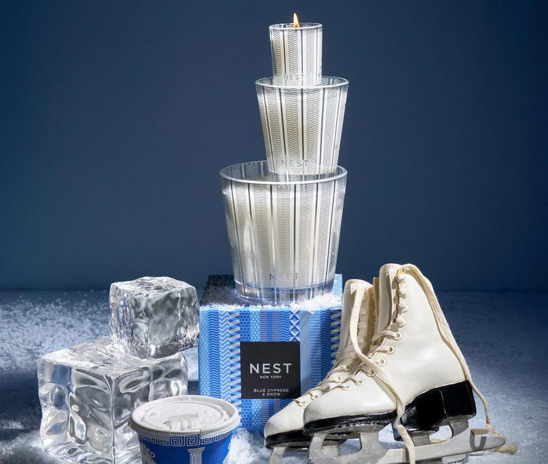 The "Blue Cypress & Snow" Collection by NEST New York