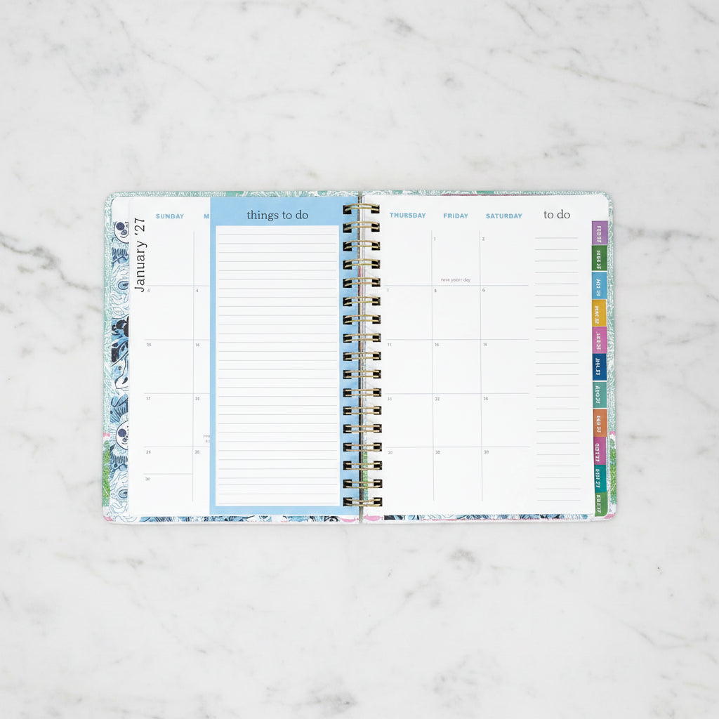The "2026/2027 Large Monthly Agenda" by Lilly Pulitzer