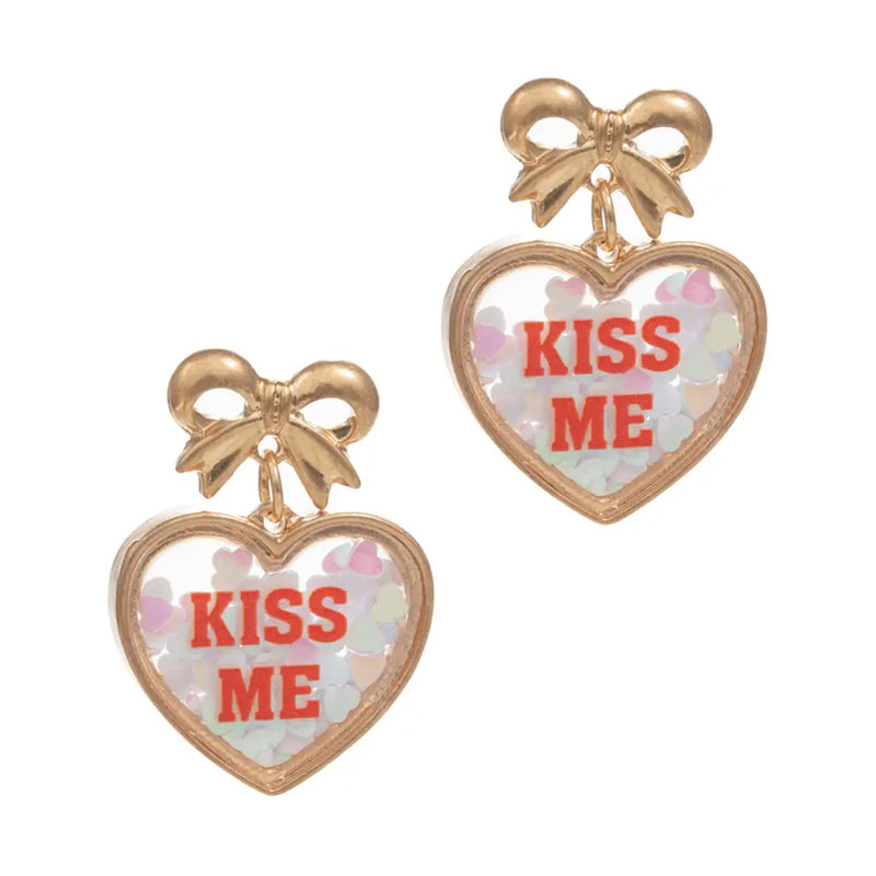 The "Kiss Me" Earrings