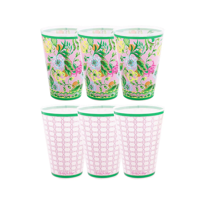 The "Pool Cups" by Lilly Pulitzer