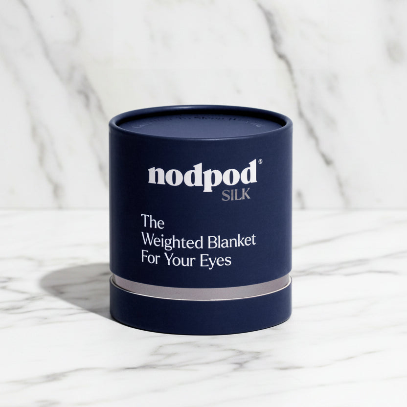 The "Silk Weighted Sleep Mask" by nodpod