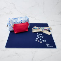 The "Parisian Blue" Travel Mahjong Set by Oh My Mahjong