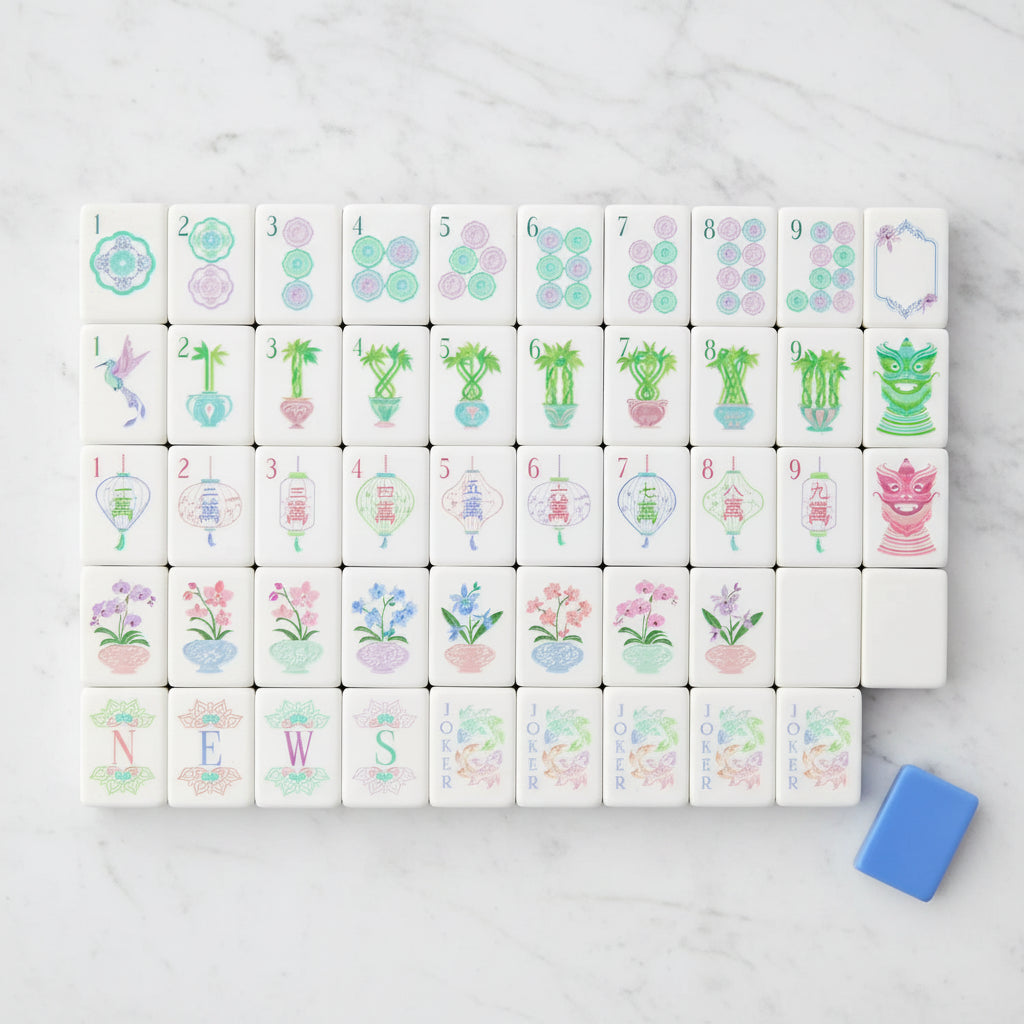 The "Moonlight" Mahjong Tiles by Oh My Mahjong