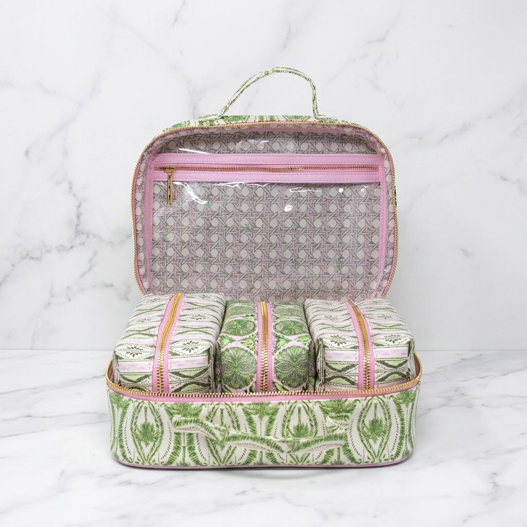 The "Palm Stripe" Toiletry Case by Lilly Pulitzer