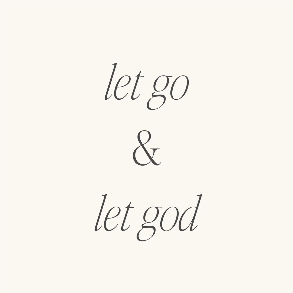 The "Let Go and Let God" Bracelet by MantraBand
