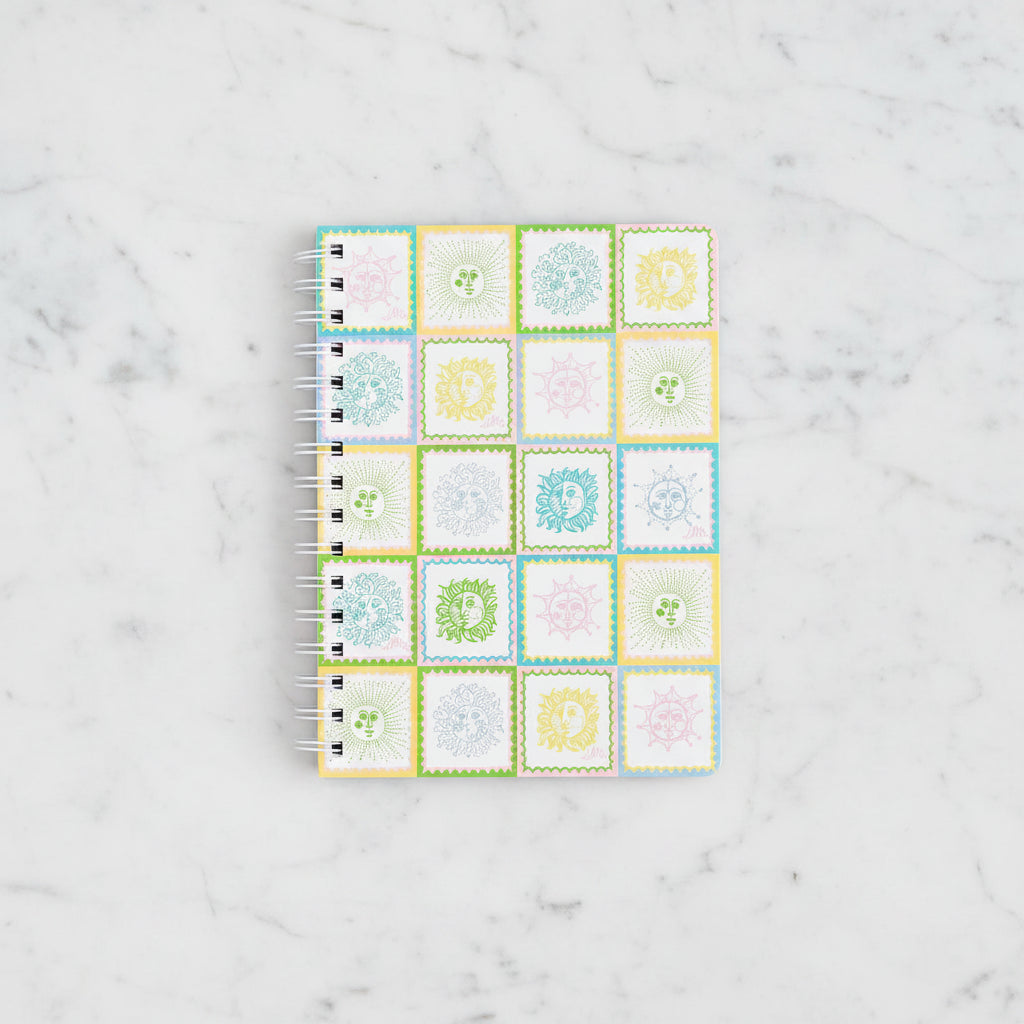 The "Sun Tiles" Mini Notebook by Lilly Pulitzer