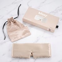 The "Weighted" Silk Sleep Mask by Blissy