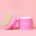 The "Pink Champagne" Buff & Butter Dry Brush + Body Butter Set