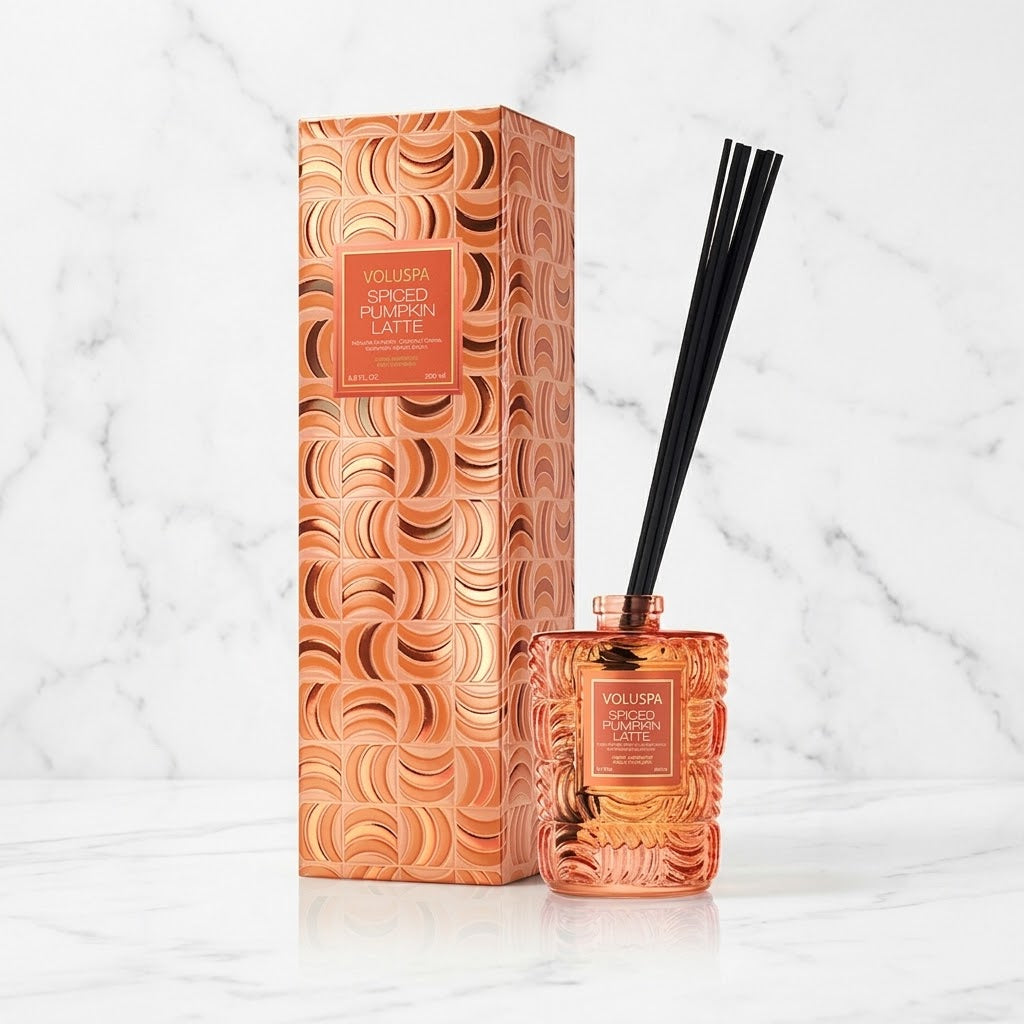 The "Spiced Pumpkin Latte" Collection by Voluspa