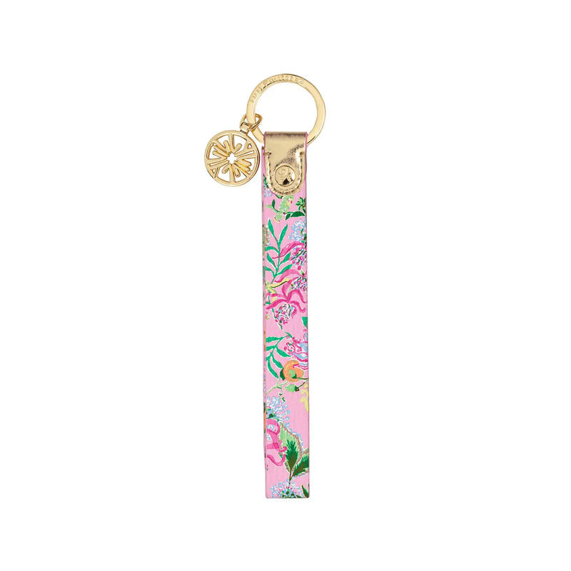 The "Via Amore Spritzer" Strap Keychain by Lilly Pulitzer