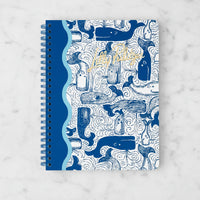 The "Thar She Blows" Mini Notebook by Lilly Pulitzer
