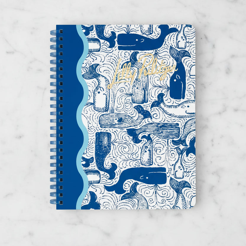 The "Thar She Blows" Mini Notebook by Lilly Pulitzer