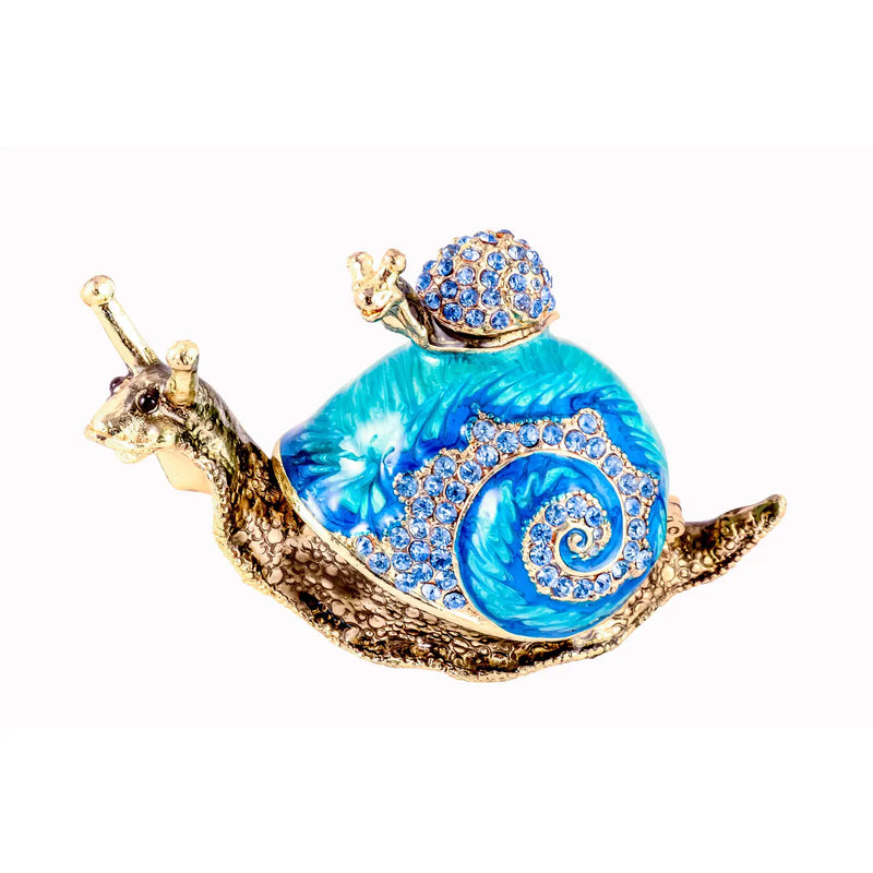 The "Swarovski Snail" Trinket Box