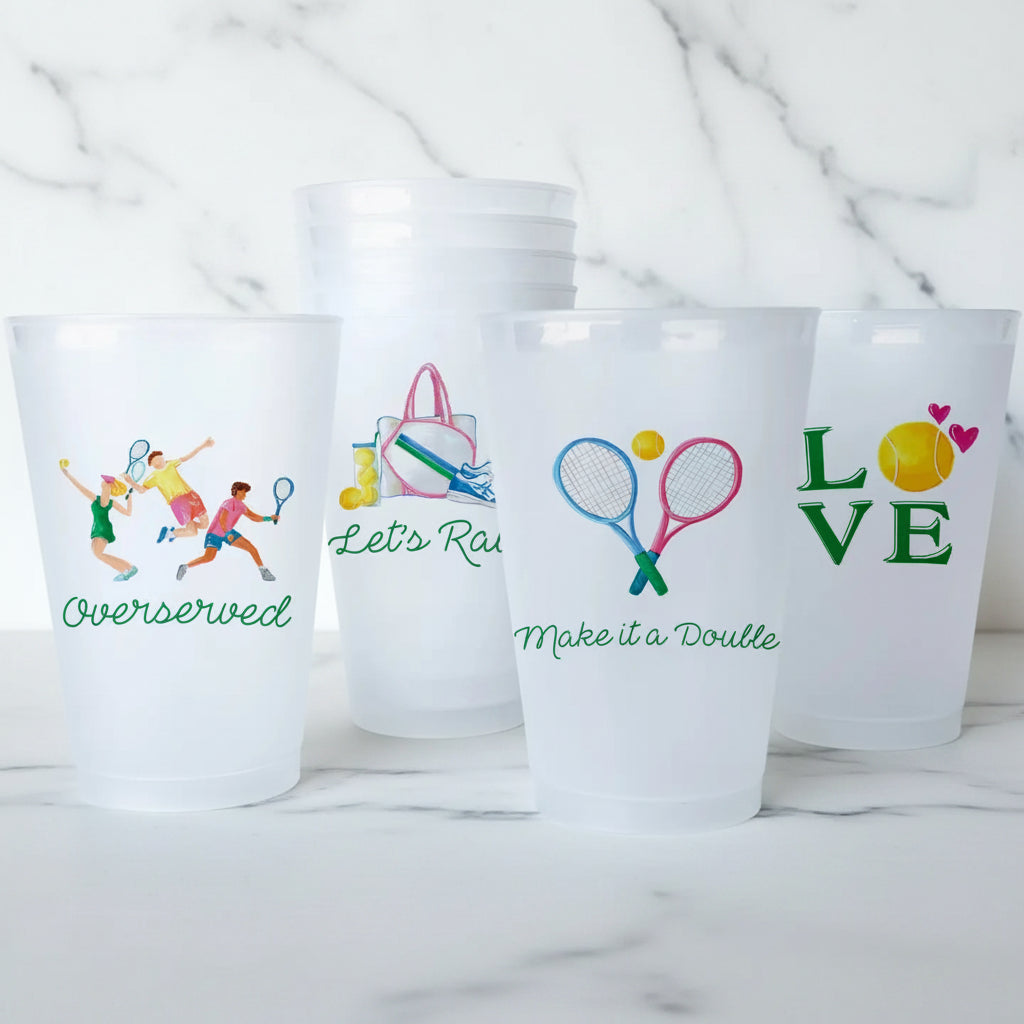 The "Tennis" Cocktail Cups