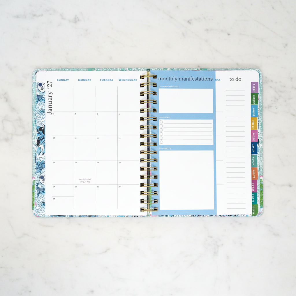 The "2026/2027 Large Monthly Agenda" by Lilly Pulitzer