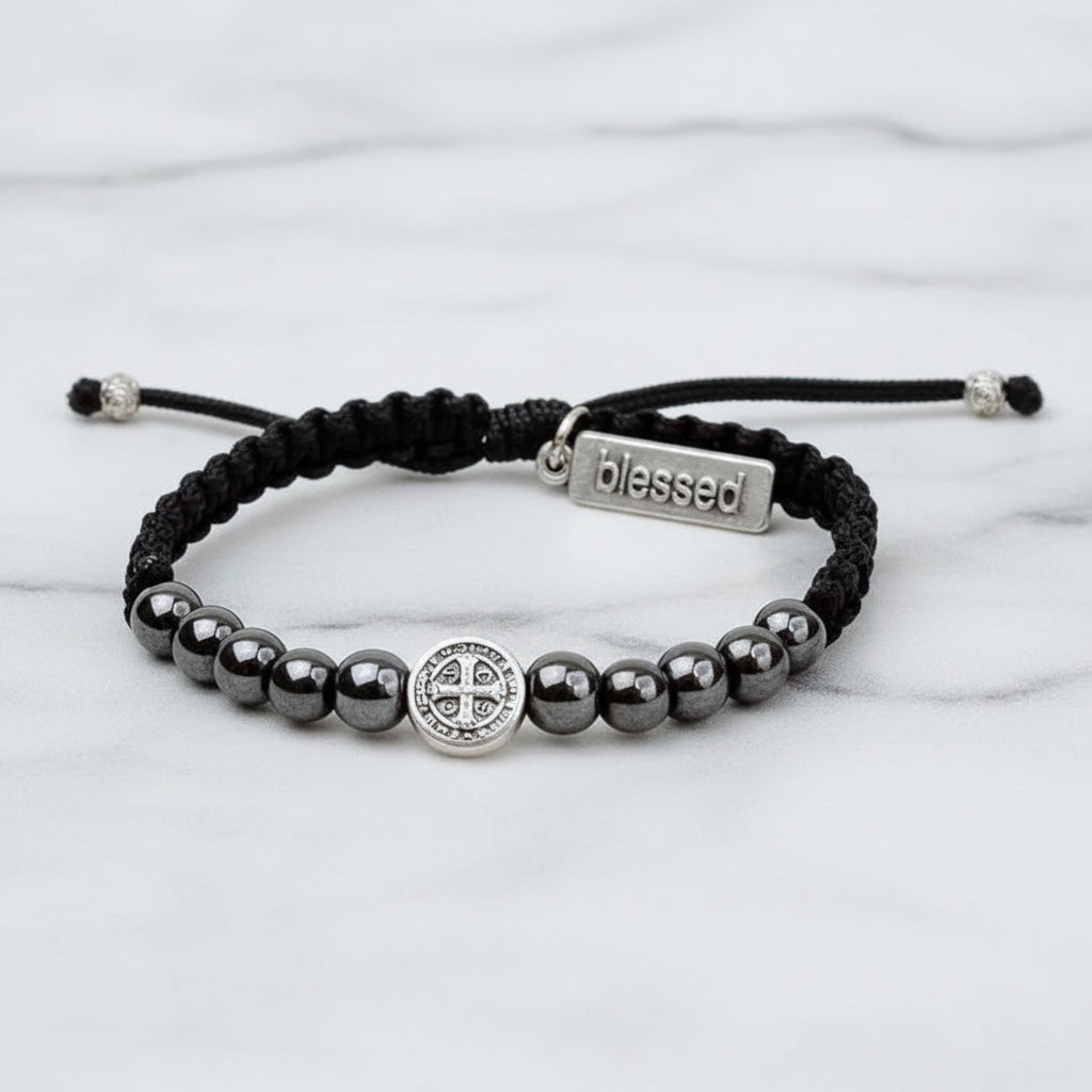 The "Wake Up & Pray Up Meditation" Bracelet