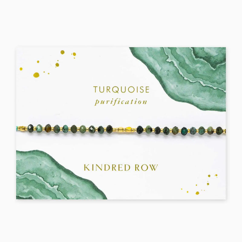 The "Turquoise - Purification Gemstone" Stacking Bracelet