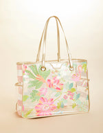 The "Flamingo Pineapple" Beach Tote by Spartina 449