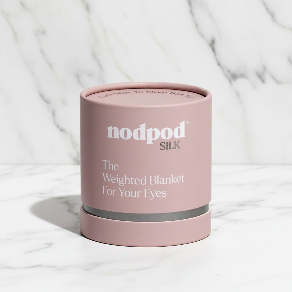 The "Silk Weighted Sleep Mask" by nodpod