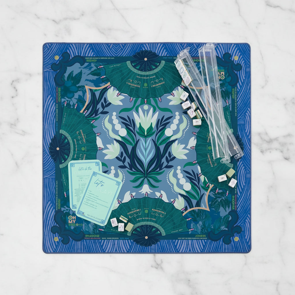 The "Jade" Mahjong Mat by Oh My Mahjong