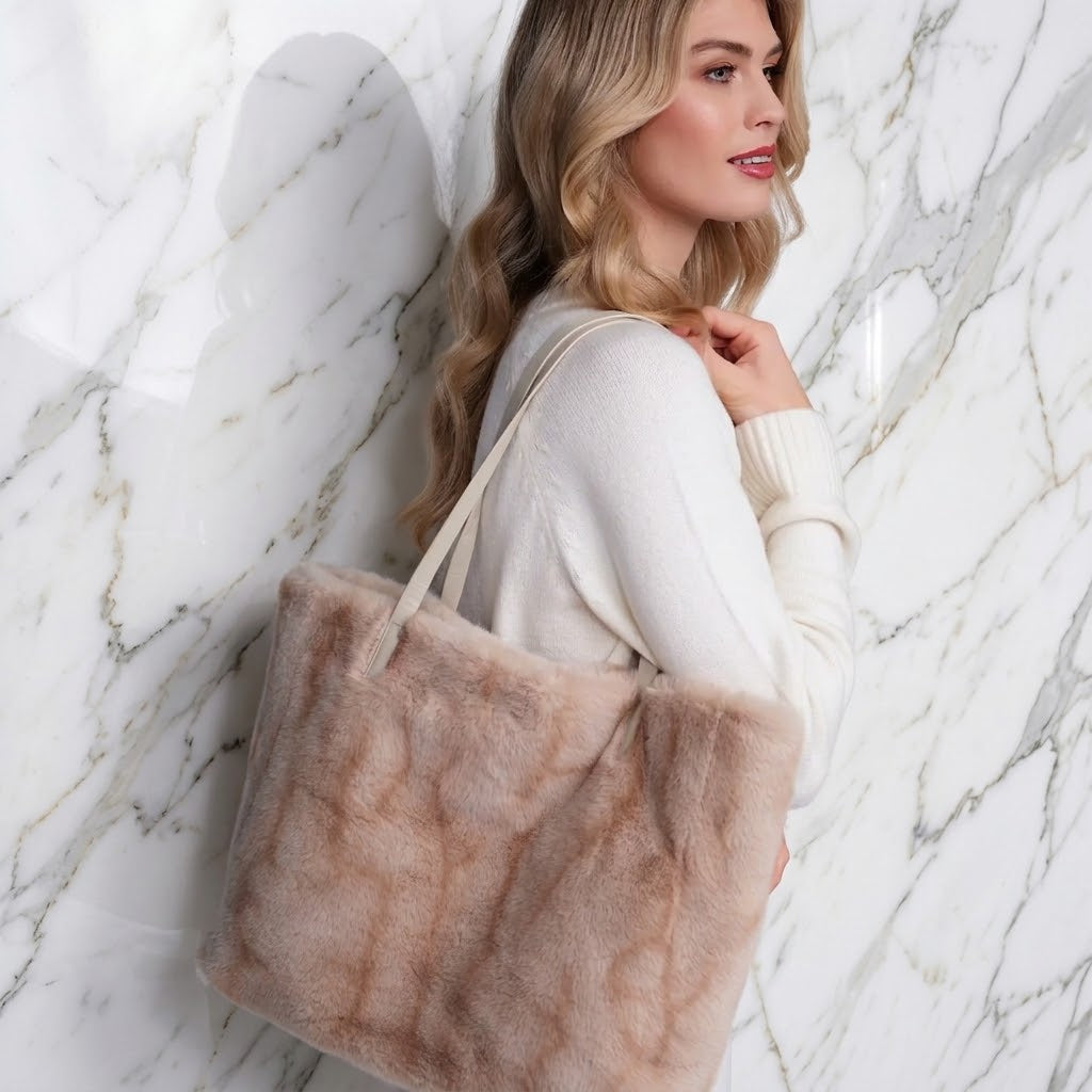 The "Marilyn" Faux Fur Tote