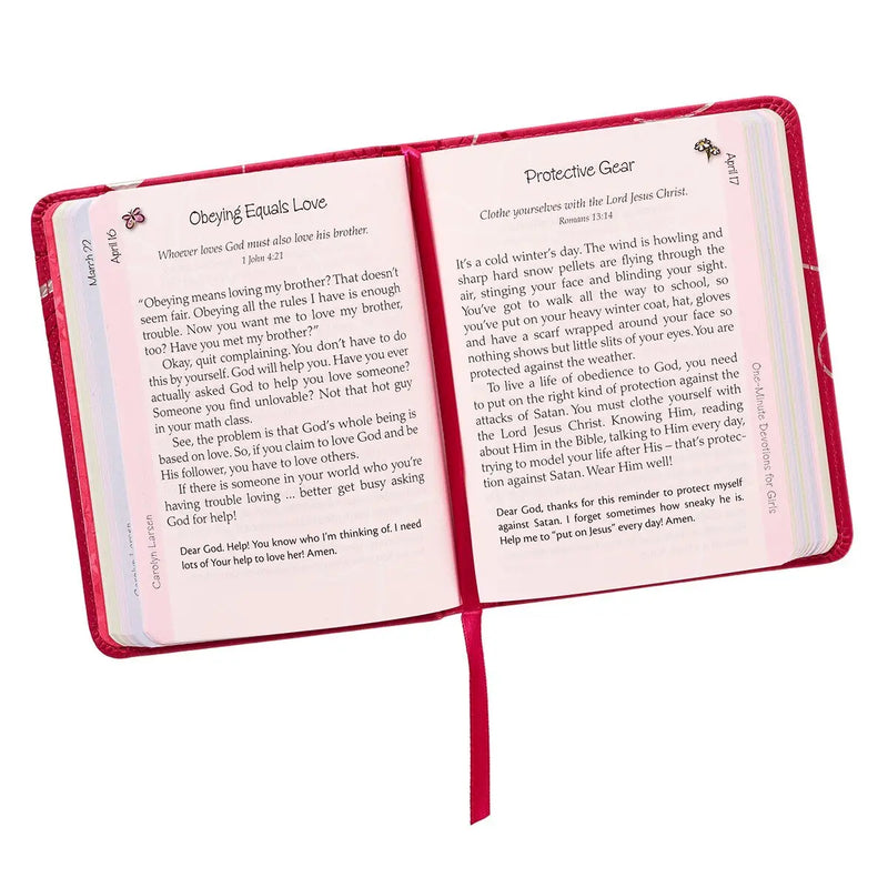 The "One Minute Devotions for Girls" Devotional