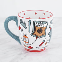 The "Coffee, Scrubs, Needles, Gloves" Mug