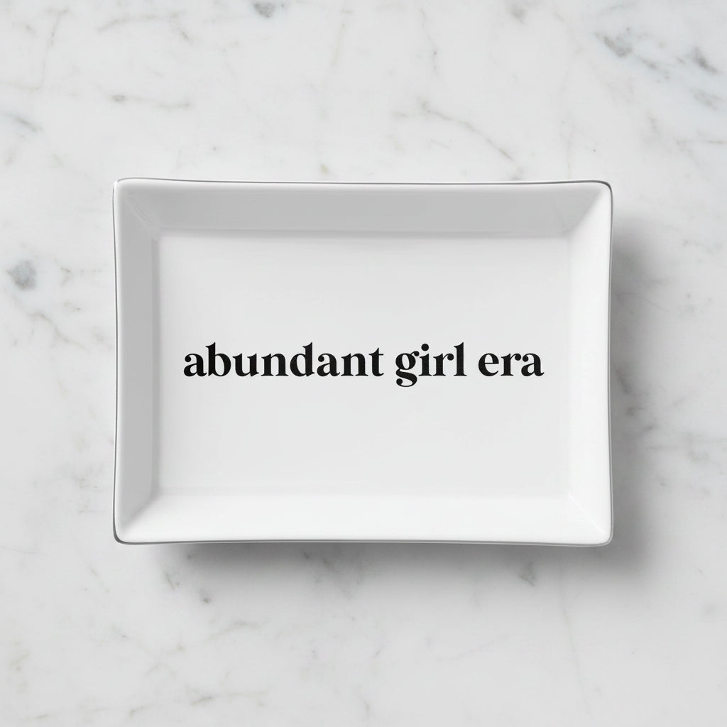 The "Abundant Girl" Trinket Tray
