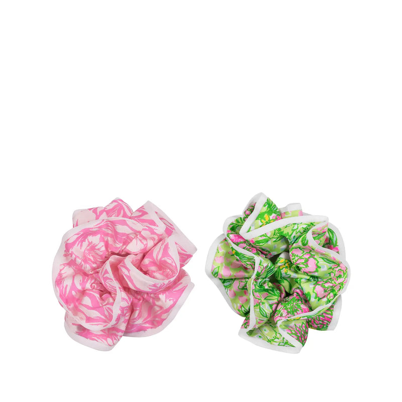 The "Ruffled" Scrunchie Set by Lilly Pulitzer