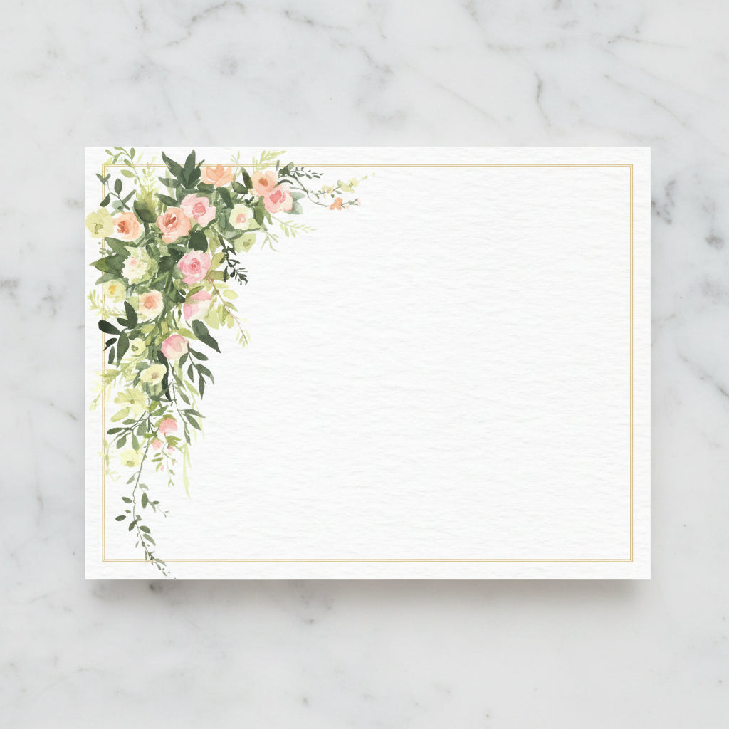 The "Garden Flowers" Stationary Set