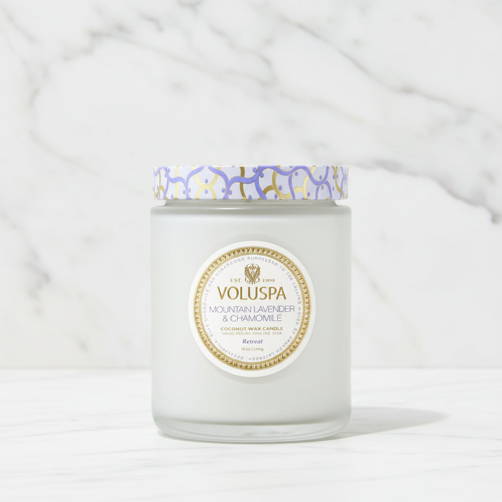 The "Mountain Lavender & Chamomile" Collection by Voluspa
