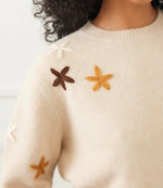 The "Embroidered Flower" Sweater