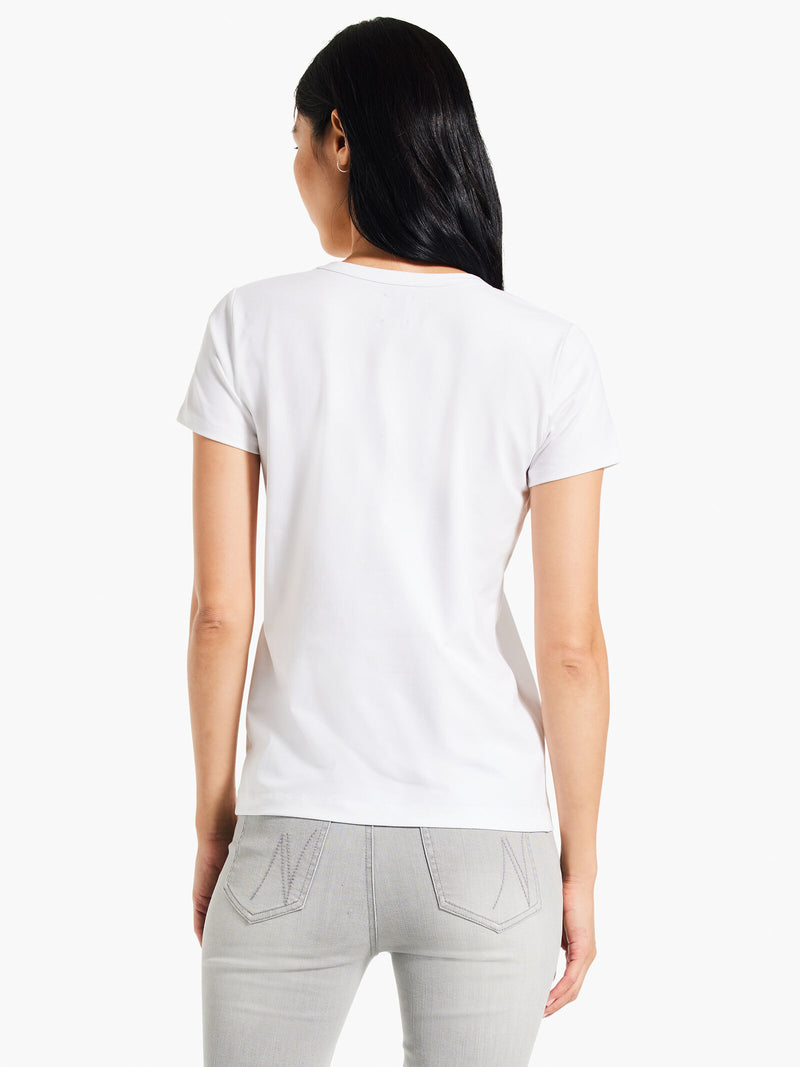 The "Perfect Knit Crew Neck T-Shirt" by Nic + Zoe