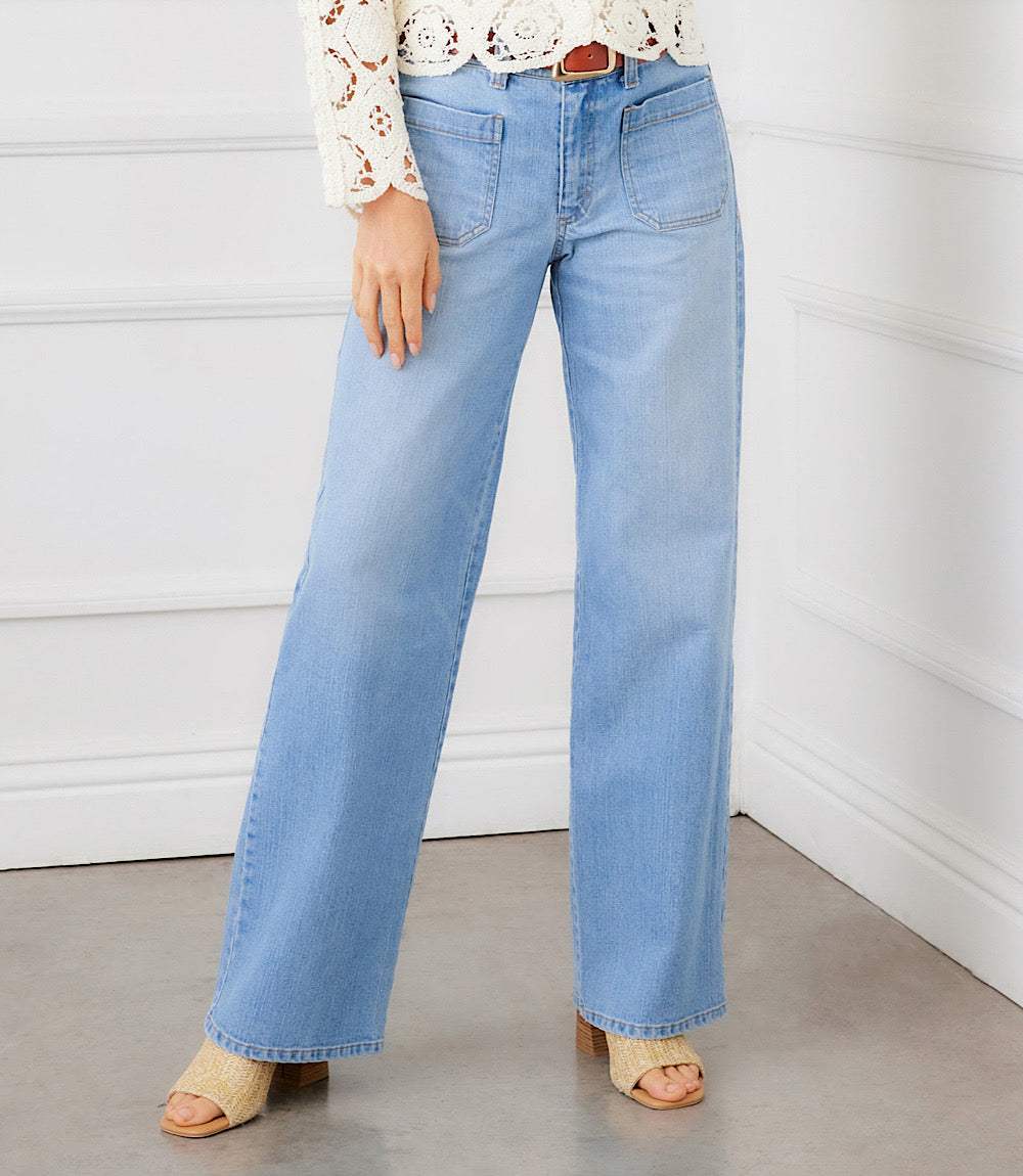 The "Lauren" Patch Pocket Jeans