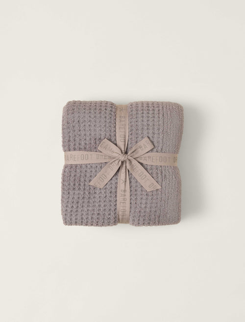 The "Cozy Chic Waffle Throw" Blanket by Barefoot Dreams