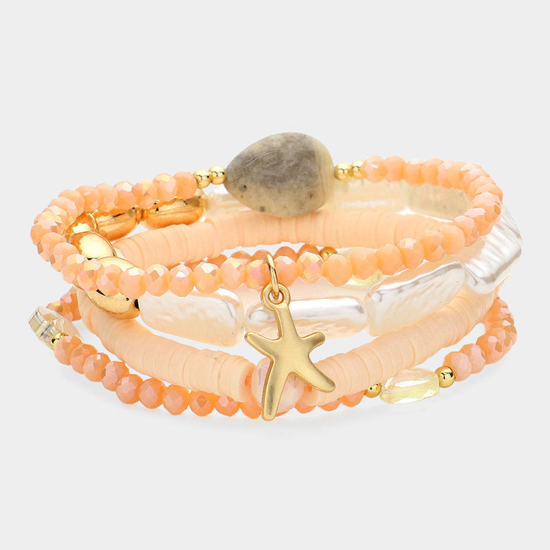 The "Beach Babe for Life" Bracelet Set