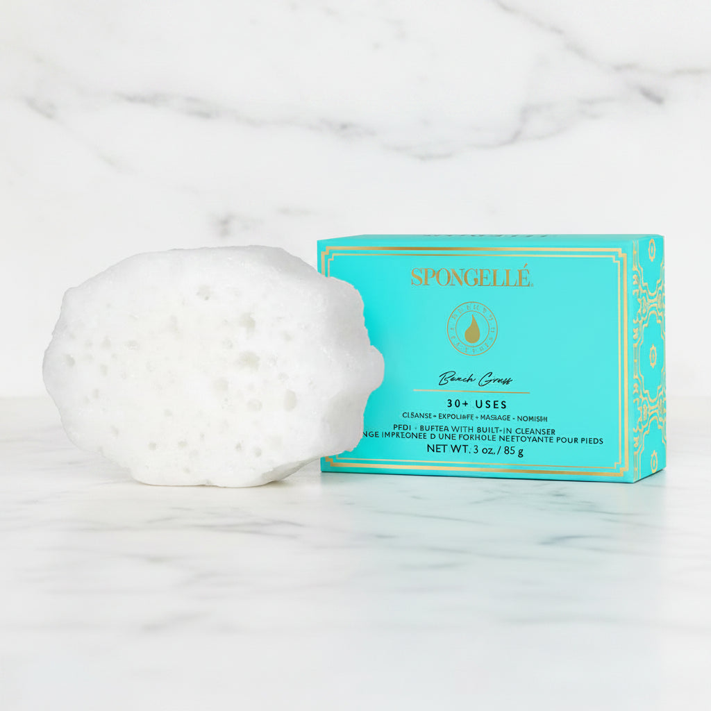 The "Beach Grass" Pedi Buffer by Spongelle
