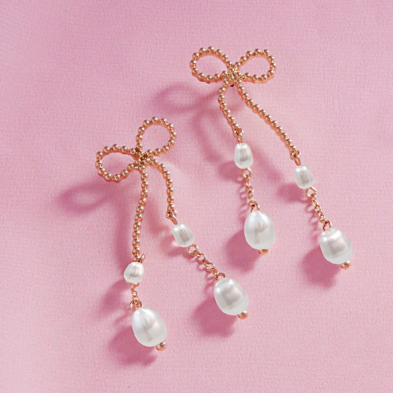 The "Beauty and the Bow" Earrings
