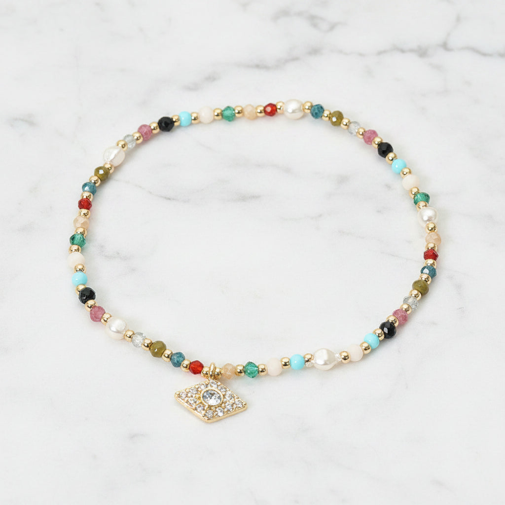 The "Micro Evil Eye" Bracelet