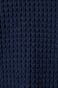 The "Deep Navy" Cozy Chenille Waffle Cardigan by PJ Salvage
