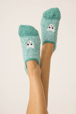 The "Kitty" Fuzzy Ankle Socks by PJ Salvage