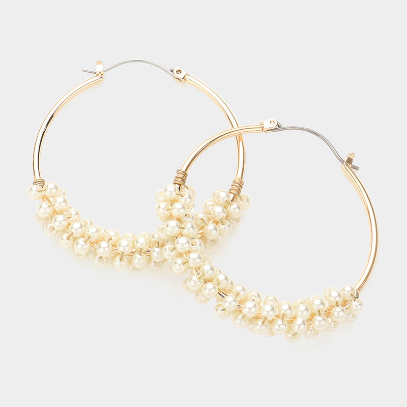 The "Dipped in Pearls" Earrings