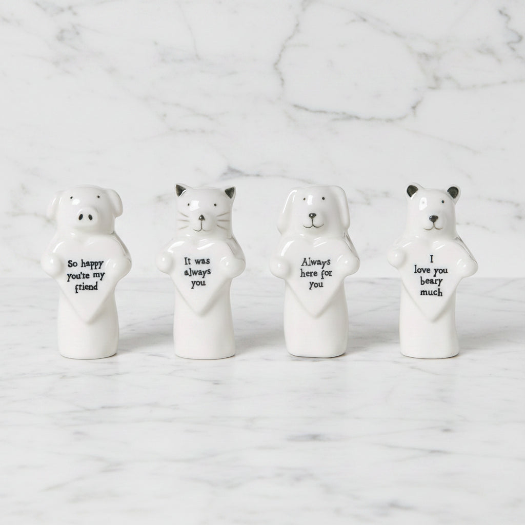 The "Little Animal" Porcelain Trinket