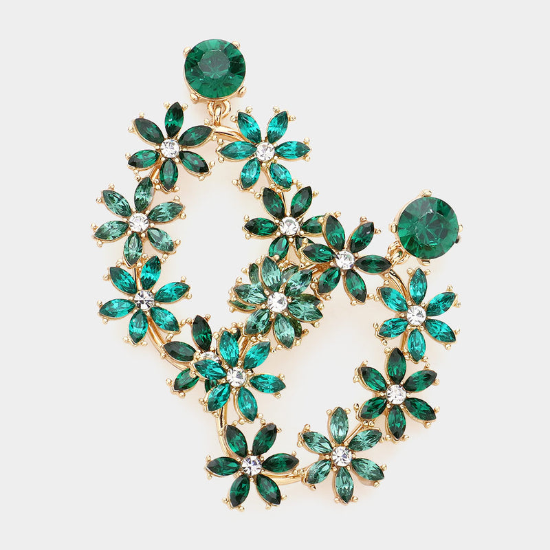 The "Emerald Cut Beauty" Earrings