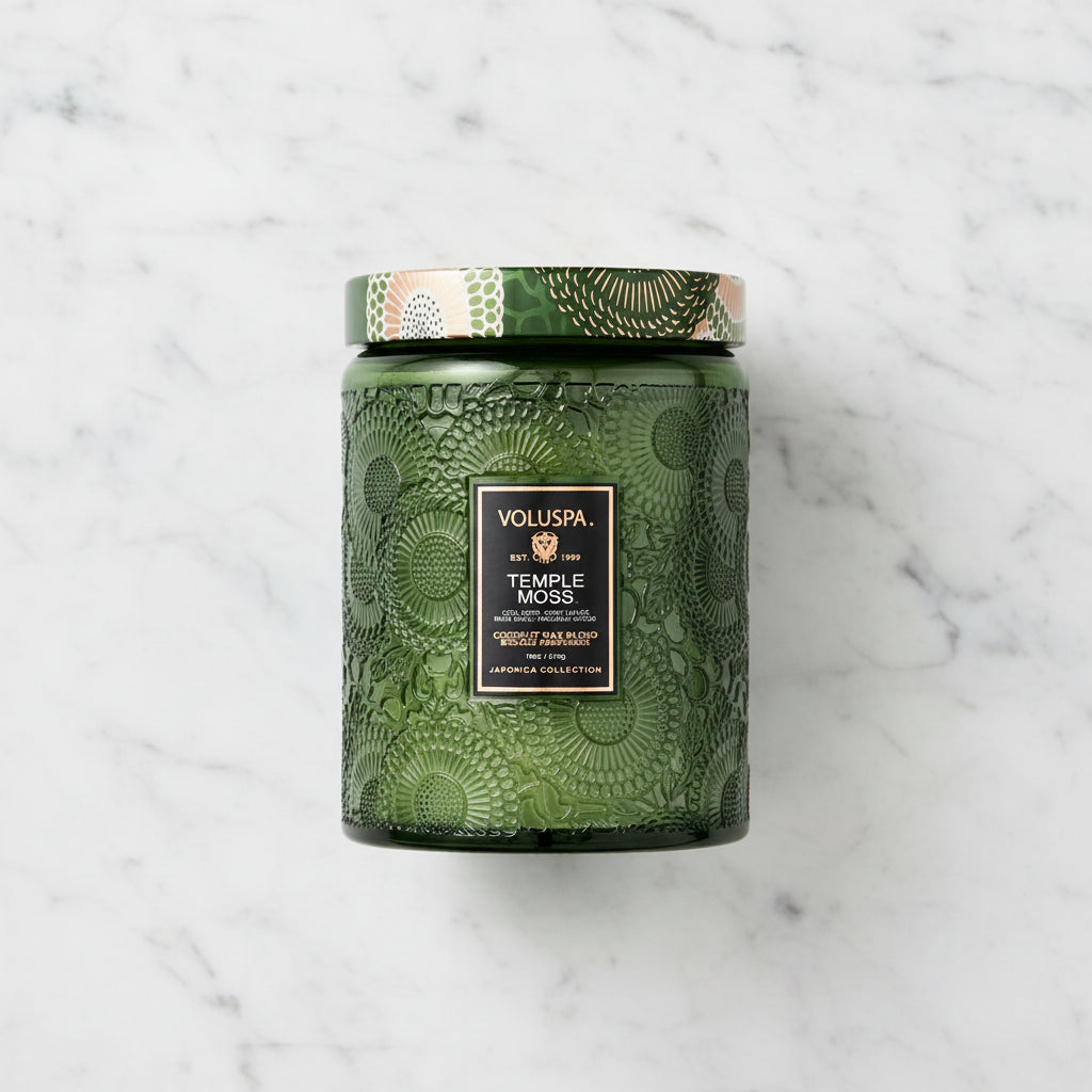 The "Temple Moss" Collection by Voluspa