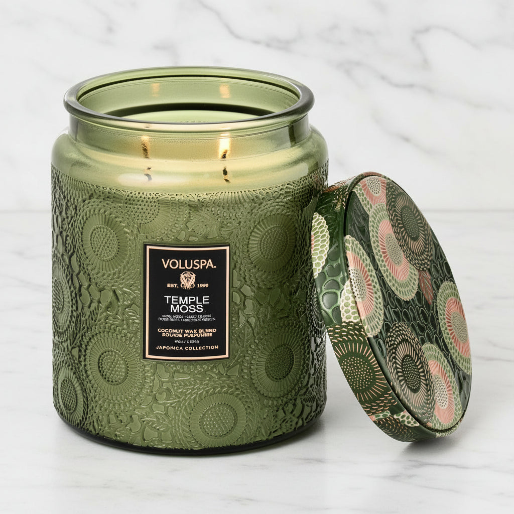 The "Temple Moss" Collection by Voluspa