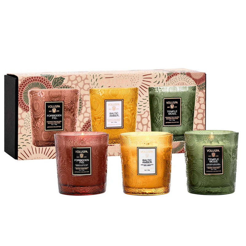 The "Fragrant Foliage" Trio by Voluspa