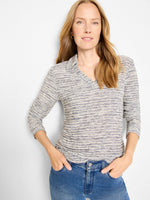 The "Rope Shimmer" Polo Top by NIC+ZOE