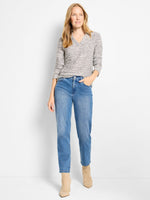 The "Rope Shimmer" Polo Top by NIC+ZOE
